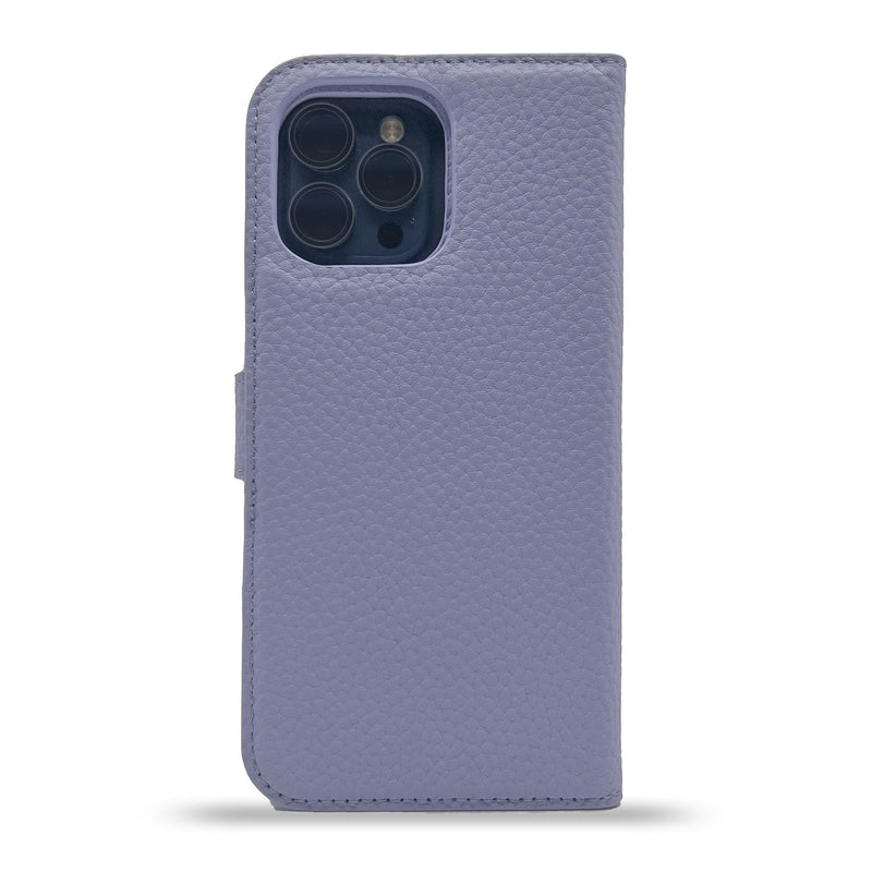 Dutchic iPhone 13 Pro MAX Uitneembare leren hoesje - Lila / Paars